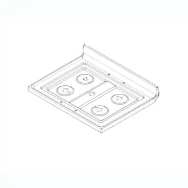 Whirlpool W11454367 COOKTOP-GAS STEEL 5B BLK FSR 3