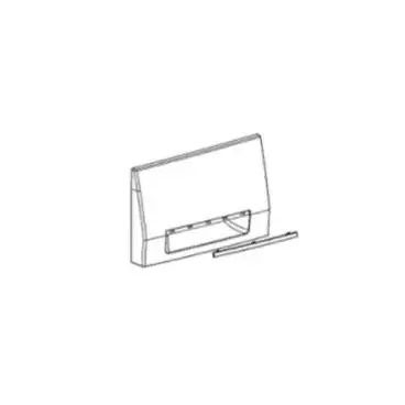 GE WE20X28582 CONDENSER TANK FRONT PANEL