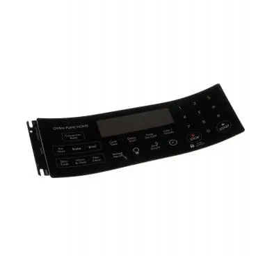 Electrolux 316352202 Overlay Control Black ES535