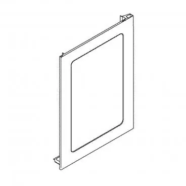 Electrolux 316400145 PANEL BODYSIDE BLACK LH