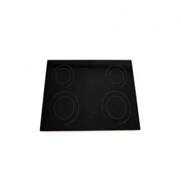 Electrolux 318223640 Main Top Glass Assy Black