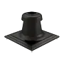 CENTROTHERM ECO SYSTEM 250410103680 3'' CHIMNEY COVER PPS-UV BLACK