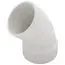 LASCO P323-040 4 PVC DWV STREET 1/8 BEN D HUBXSPIGOT
