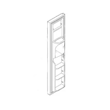 Electrolux 240451800 DSP Door-Complete Smooth