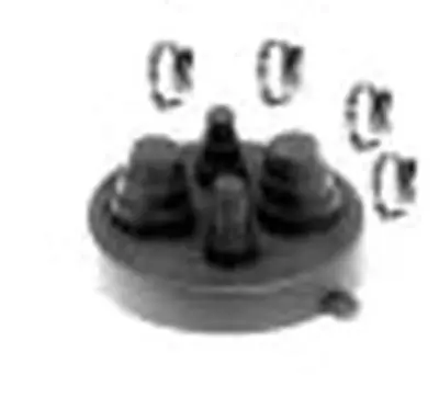 HART & COOLEY 29225 C-212 BLACK CAP WITH CLAMPS