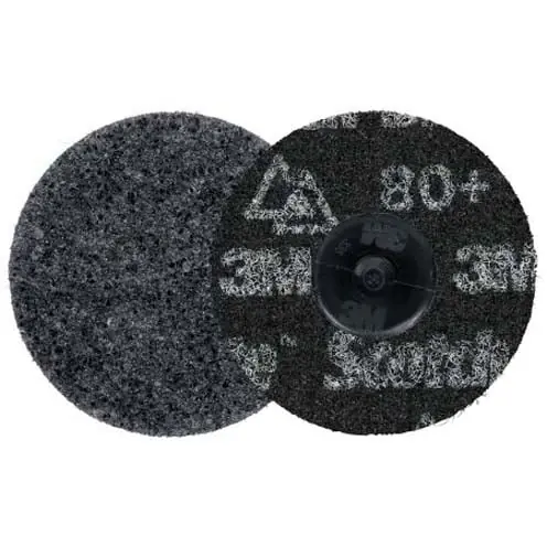 Scotch-Brite 7100359481 Roloc Precision Surface Conditioning Disc Heavy Duty 3 in Extra Coarse 80 Grit