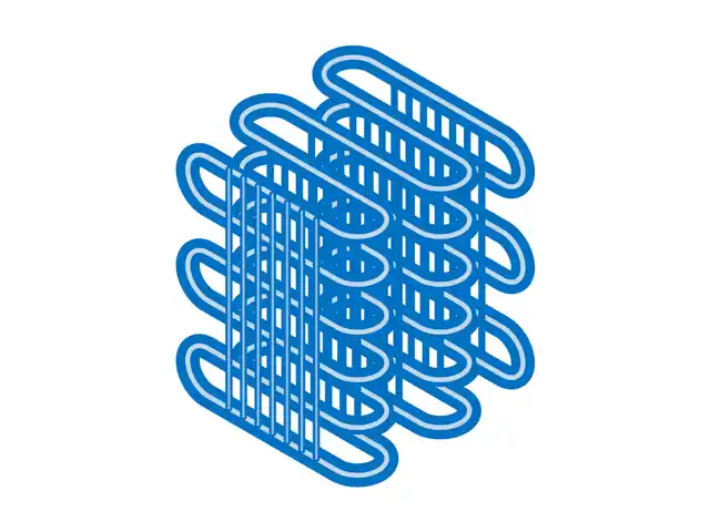 GE WR87X32326 L-FIN AL CONDENSER 10 PASS