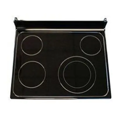 GE WB62T10640 Rangetop Glass Assembly Black