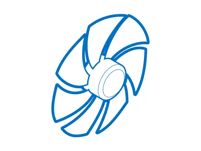 GE WR60X35669 FREEZER FAN W/ FELT