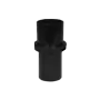 CENTROTHERM ECO SYSTEM 250407102770 3'' FLEX END PIPE PPS-UV BLACK