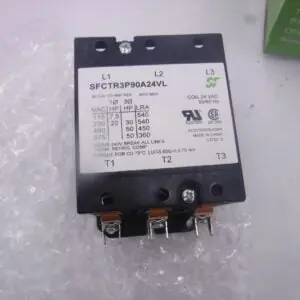 Trane SFCTR3P90A24VL Contactor 3P 90A 24VAC