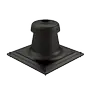 CENTROTHERM ECO SYSTEM 250410003670 2 INCH CHIMNEY COVER PPS-UV BLACK
