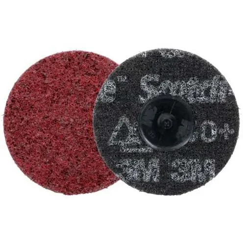 Scotch-Brite 7100359480 Roloc Precision Surface Conditioning Disc Heavy Duty 3 in Medium 150 Grit