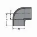 LASCO 806-007 3/4 SCH80 PVC 90 ELL 806-007