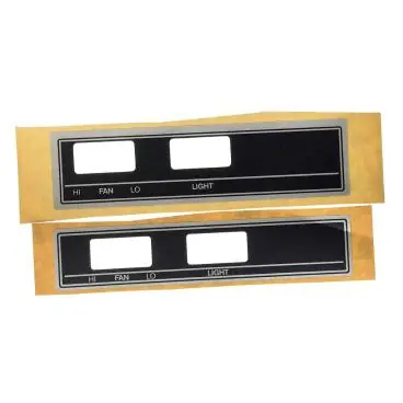 Broan S97010709 Name Plate