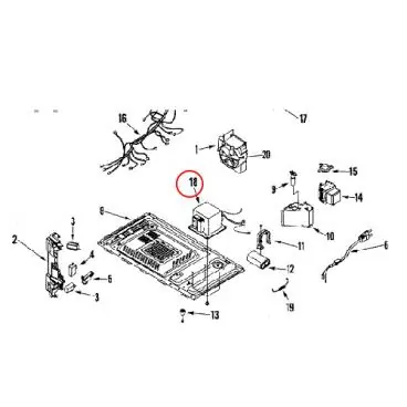 Samsung DE26-00061B TRANS H.V