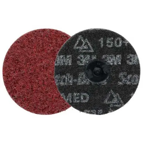 Scotch-Brite 7100359754 Roloc Precision Surface Conditioning Disc Heavy Duty 4 in 150 Grit