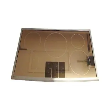 GE WB62X10059 Glass Maintop W/SS Trim