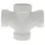 LASCO P428-020 Tee Fitting Connector 2 in Nominal Hub End Style SCH 40 STD