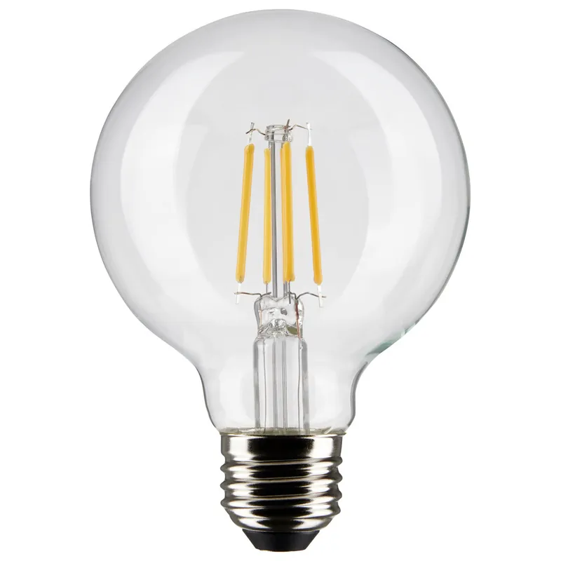 Satco S21226 4.5 Watt G25 LED Lamp - Clear - Medium Base - 90 CRI - 2700K - 120 Volts