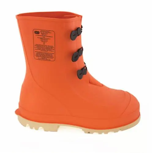 Tingley 82330.1 Hazmat Boots, Men's, SZ 10, 11 in H, Steel Toe, PVC Upper, PVC Outsole, Resists: Slip and Chemical