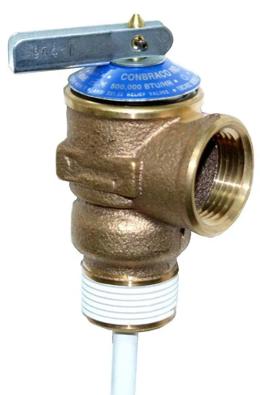 Apollo Valves 18C40237 18C-400 Series 3/4 in. Bronze MNPT x FNPT 150# 210 Relief Valve
