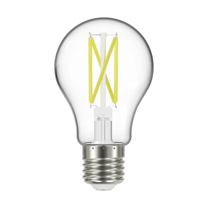 Satco S12423 10.5 Watt LED A19 Lamp - Clear Medium Base 3000K 90 CRI 120 Volts