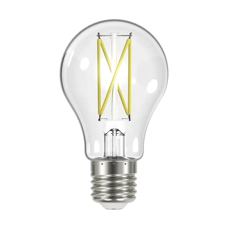 Satco S12418 8 Watt LED A19 Clear Medium Base 5000K Replacement MPN