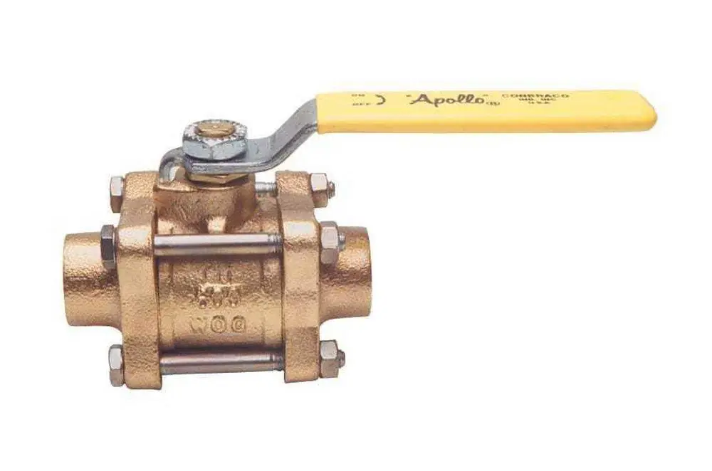 Apollo Valves 82204K1 82-200 Series Ball Valve 3/4 inch Bronze Full Port Solder