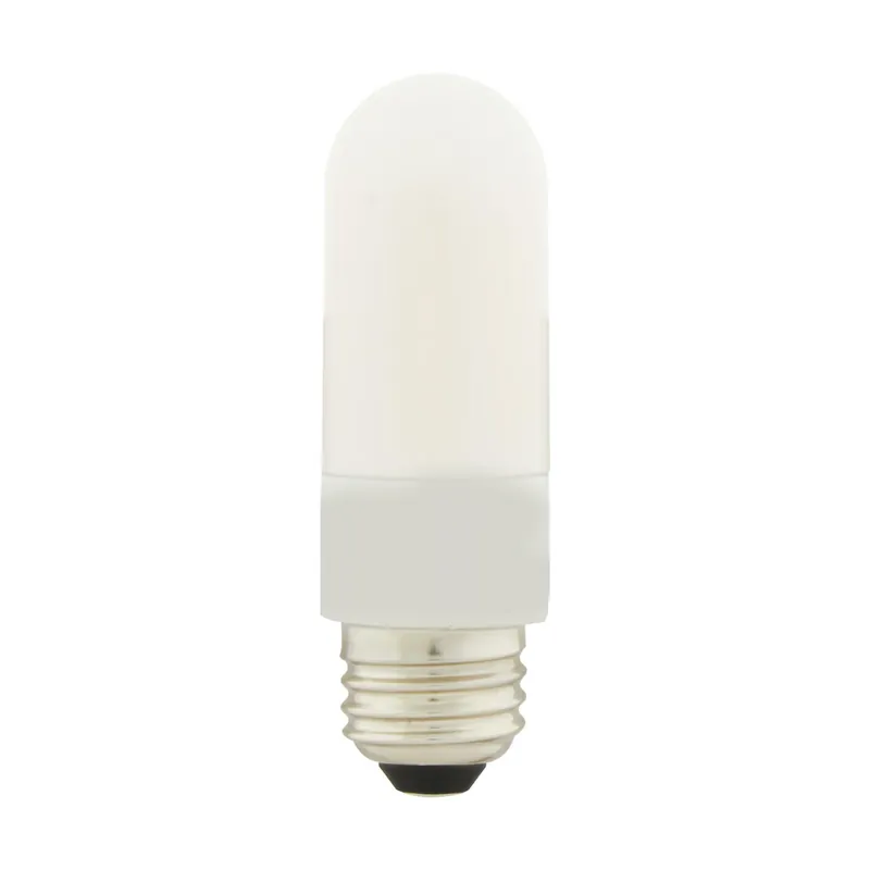 Satco S11218 8 Watt T10 LED Lamp - Frosted - Medium Base - 3000K - High Lumen - 120 Volts - Non-Dimmable