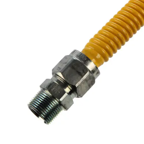 Brasscraft CSSB11-48 ProCoat 3/4 ID x 7/8 OD Stainless Steel Gas Connector 48 Length G76051