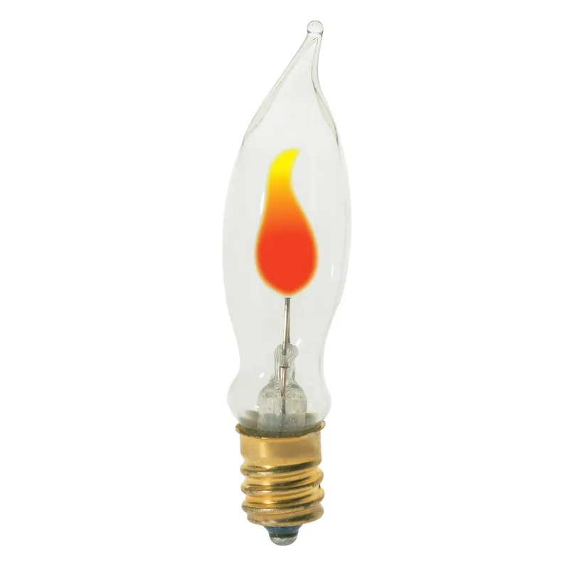 Satco S3761 Candle Bulb 3 Watt Candelabra Base 120 Volt Replacement MPN