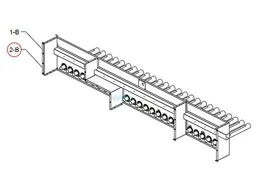 Raypak 009606F Burner Mounting Assembly