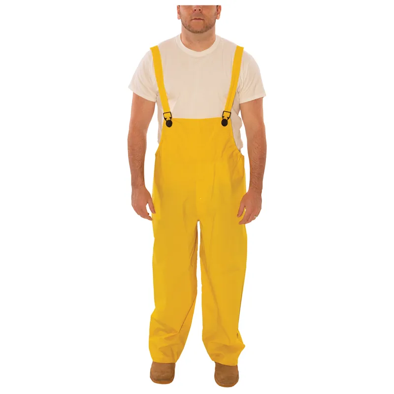 Tingley O53107.LG Light Duty Industrial Work Overall, L, Yellow, 0.35 mm PVC/Polyester