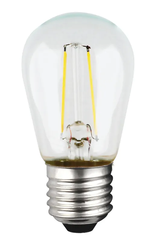 Satco S9807 1 Watt LED S14 Clear Medium Base 2700K 120 Volt