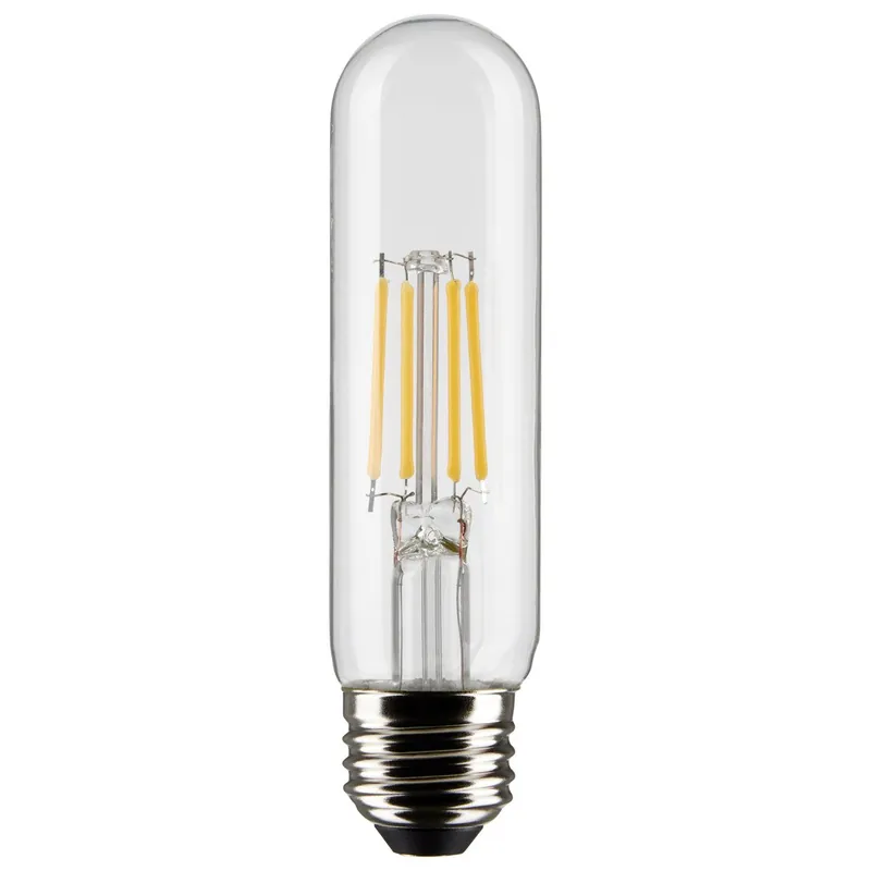 Satco S21345 5.5 Watt T10 LED Lamp - Clear - Medium Base - 90 CRI - 3000K - 120 Volts