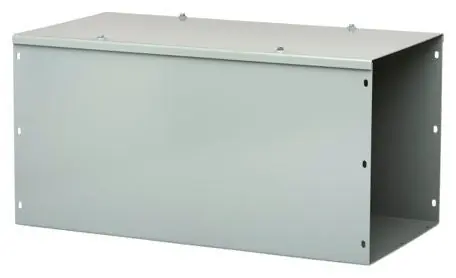Hoffman F44G120 NM1 Lay-In Wireway - 4x4x120