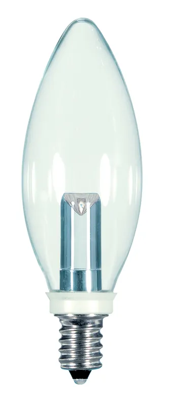 Satco S9152 Candle LED Light 1 Watt 120 Volt