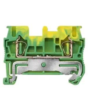 Siemens 8WH2000-0CF07 Term Block, Sprng Load, Ground, 2.5, Gnye