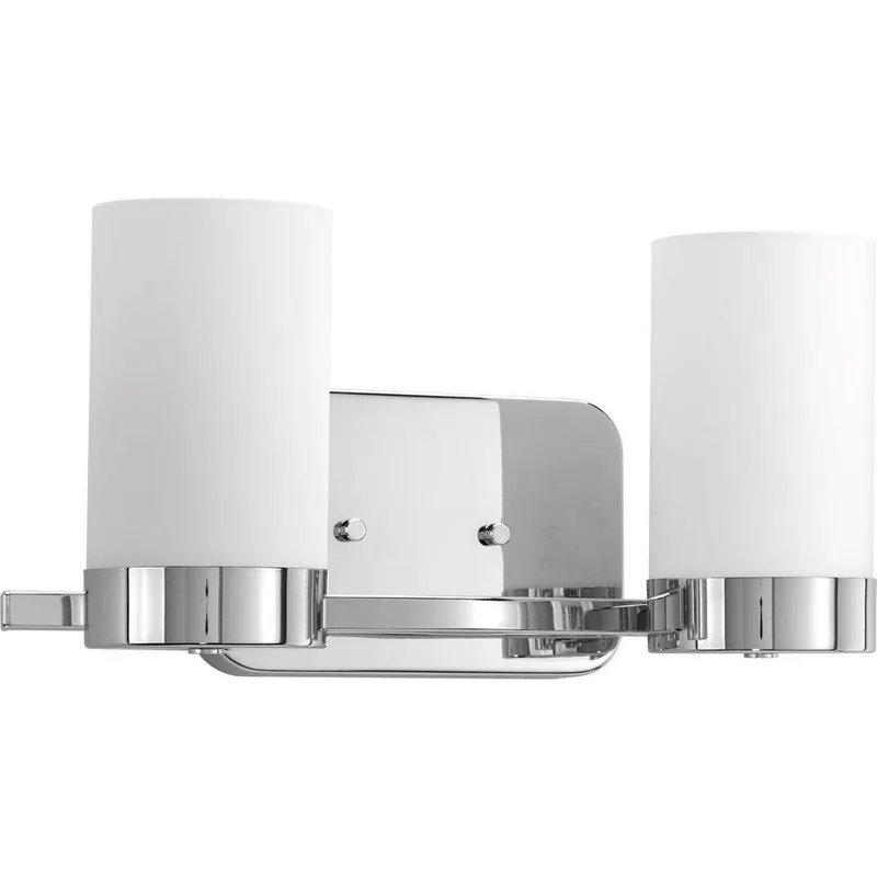 Progress Lighting P300021-015 Elevate 100W 2-Light Bath Light in Polished Chrome