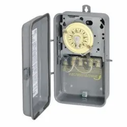 Intermatic T102R 24-Hour Mechanical Time Switch 208/277VAC 60Hz SPST 1 Hour Interval