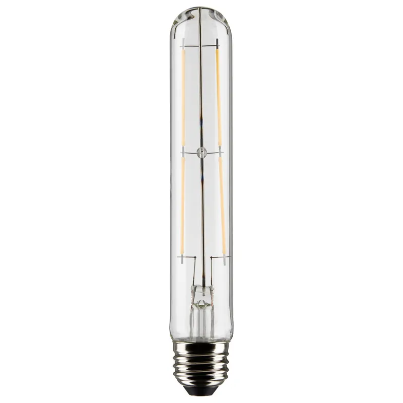 Satco S21355 8 Watt T9 LED Lamp - Clear - Medium Base - 90 CRI - 3000K - 120 Volts