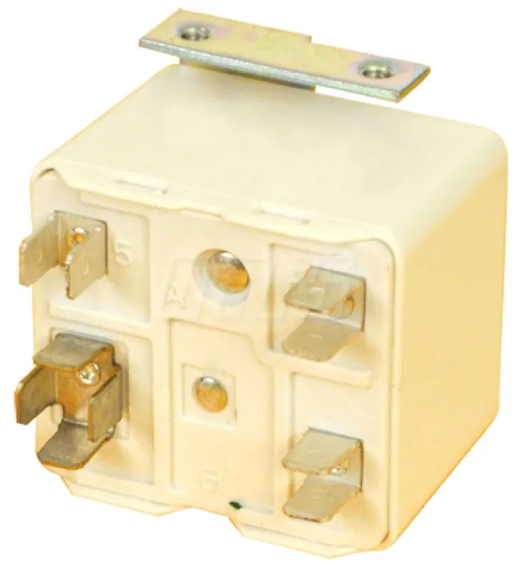 Mars Motors & Armatures 16152 162 to 175 VAC Pick-Up, 332 VAC Hold, 40 to 90 VAC 60 Hz Drop-Out, 35 A, 1/3 HP, Quick Connect Terminal, Motor Starting, Potential Relay
