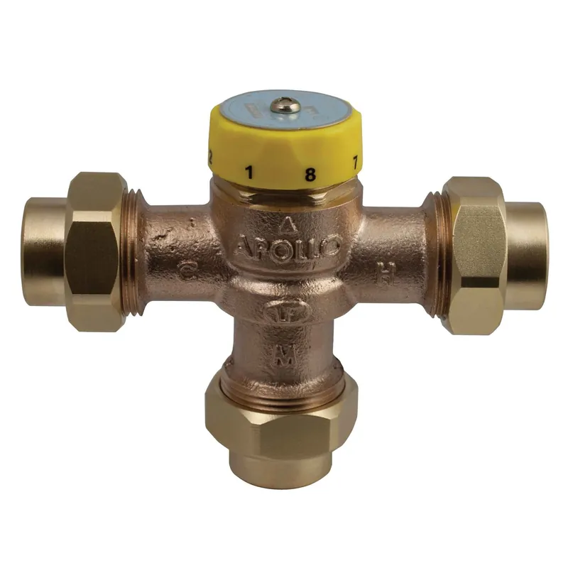 Apollo Valves 34ALF213S 1/2 x 1/2 Sweat Thermostatic Mixing Valve