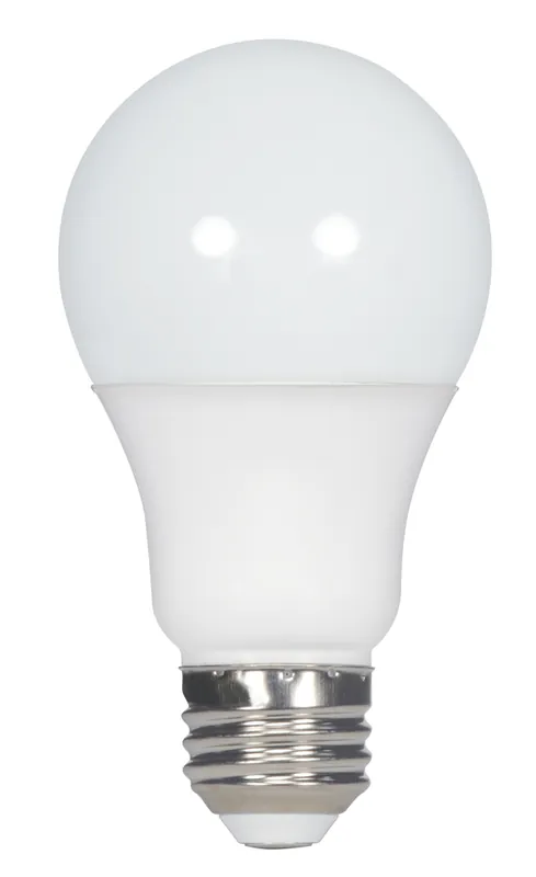 Satco S9703 10 Watt A19 LED 2700K Medium Base 220 Degree Beam Angle 90CRI