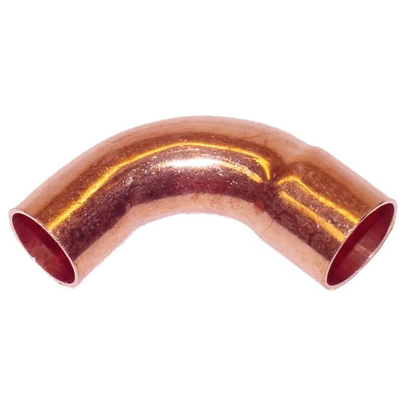 Bramec 10130 Copper 90 Degree Elbow, 5/8 OD (Ftg x C) Long Turn Street 10130