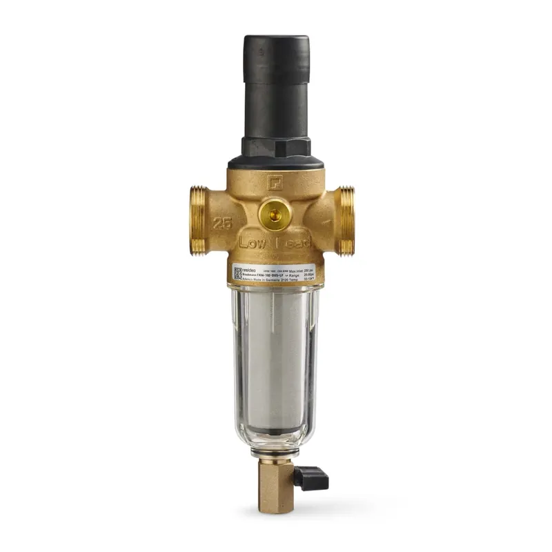 Resideo FK06-103-DUS-LF 1-1/4 in Sweat Connection Low Lead Pressure Regulating Valve and Filter Combination