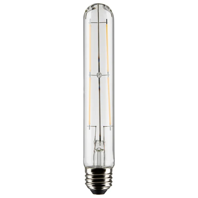 Satco S21354 8 Watt T9 LED Lamp - Clear - Medium Base - 90 CRI - 2700K - 120 Volts