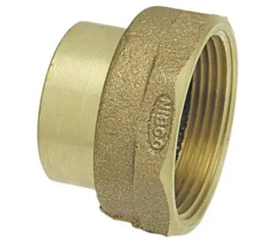 NIBCO 803-2 2 in. Fitting x Female Cast Bronze DWV Adapter