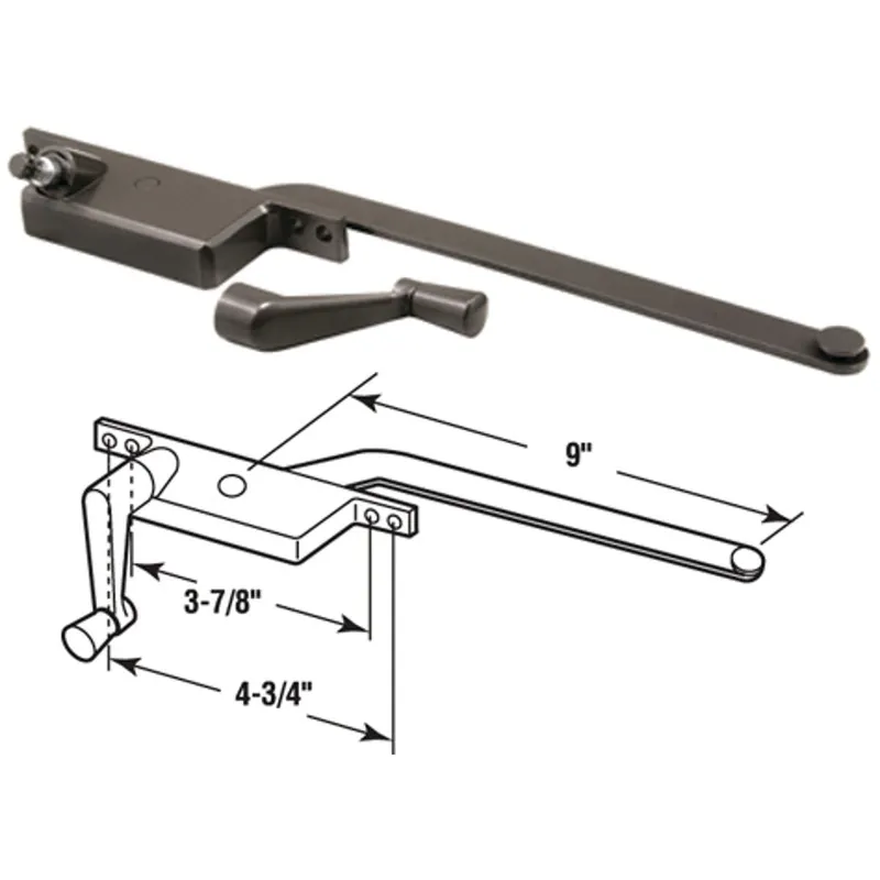 Prime-Line H3517 Left Hand Bronze Casement Operator